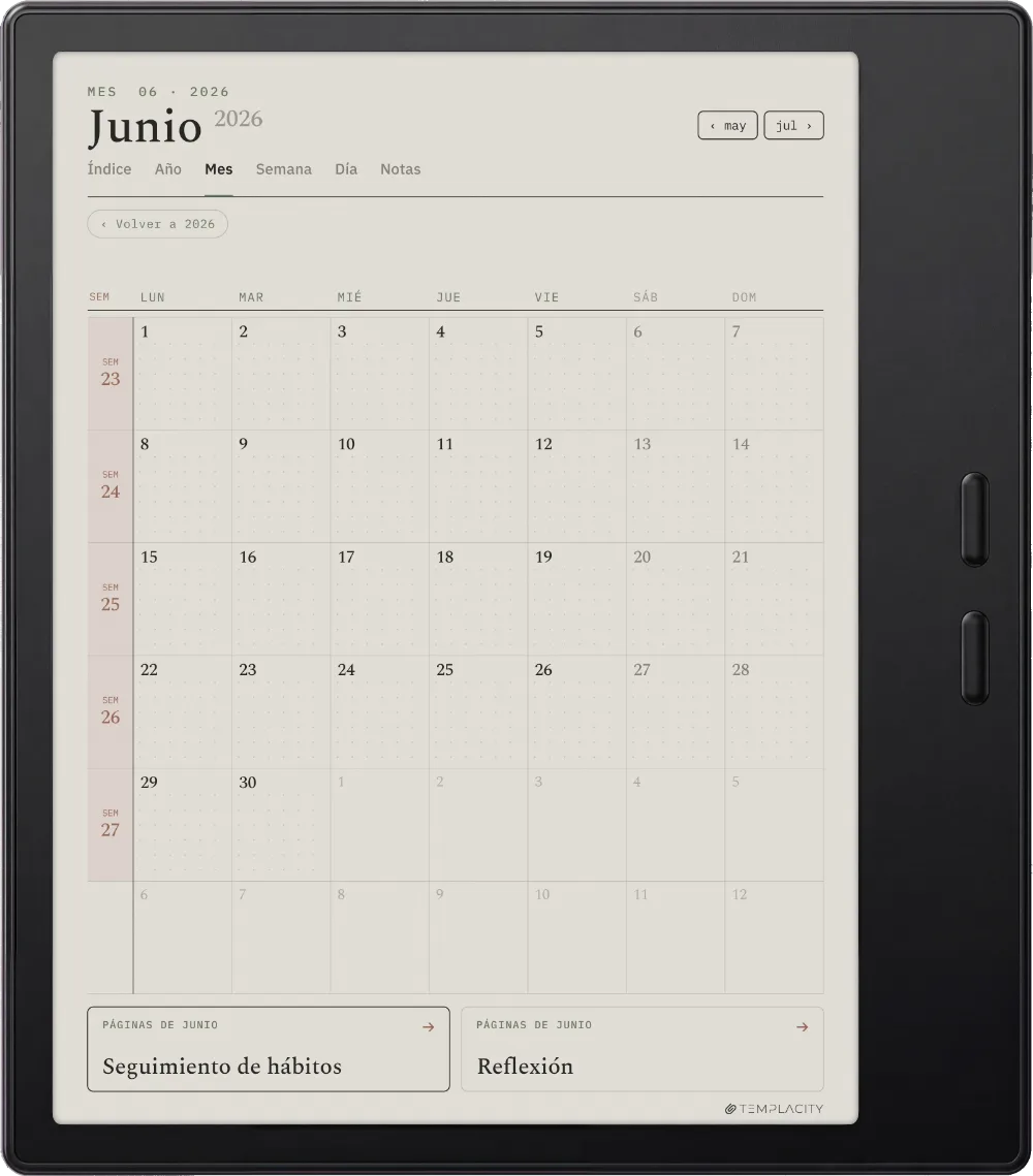 El Planner para Boox, Boox Go Color 7 (Gen II), página 3