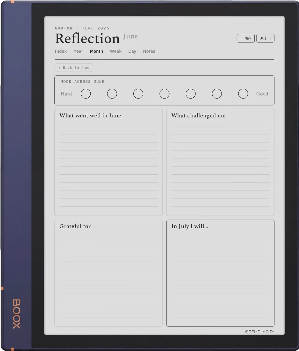The Planner for Boox Boox Note Air2 page 5