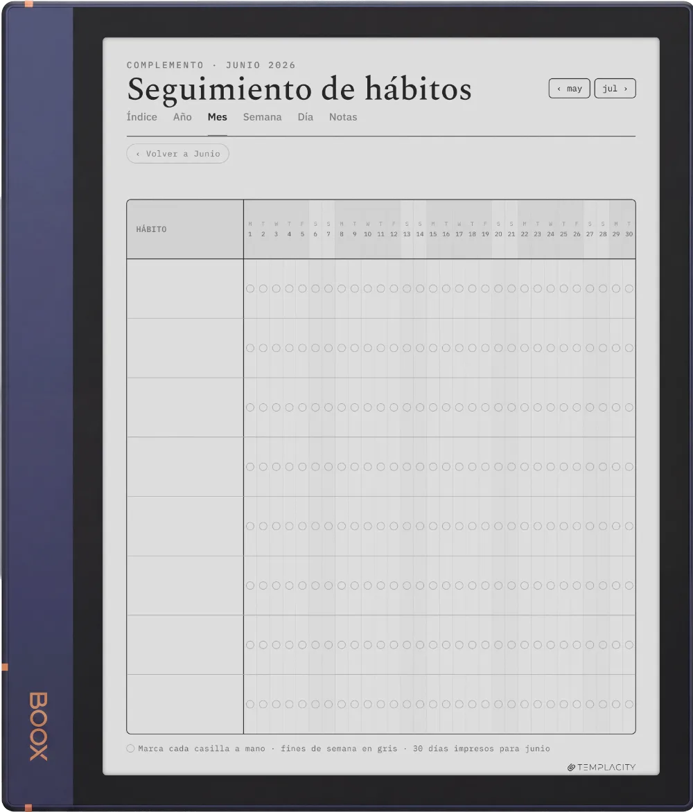 El Planner para Boox, Boox Note Air2, página 4