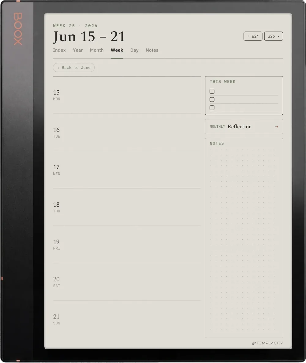 The Planner for Boox Boox Note Air3 C page 2
