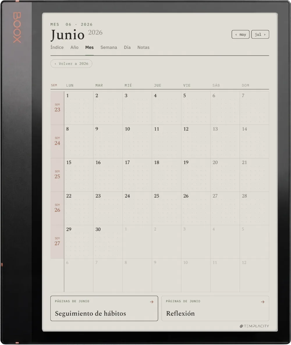 El Planner para Boox, Boox Note Air3 C, página 3