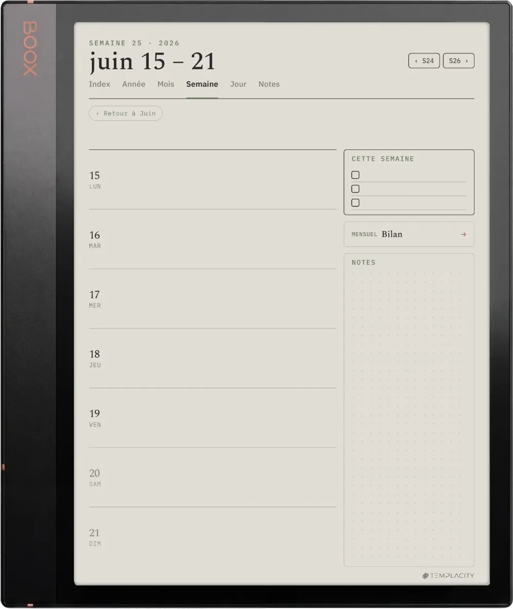 The Planner for Boox Boox Note Air3 C page 2