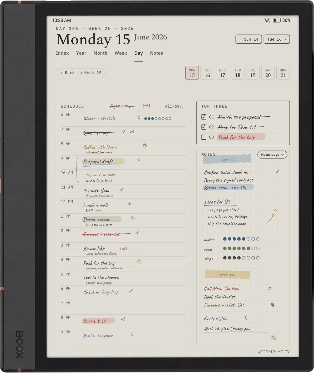 The Planner for Boox