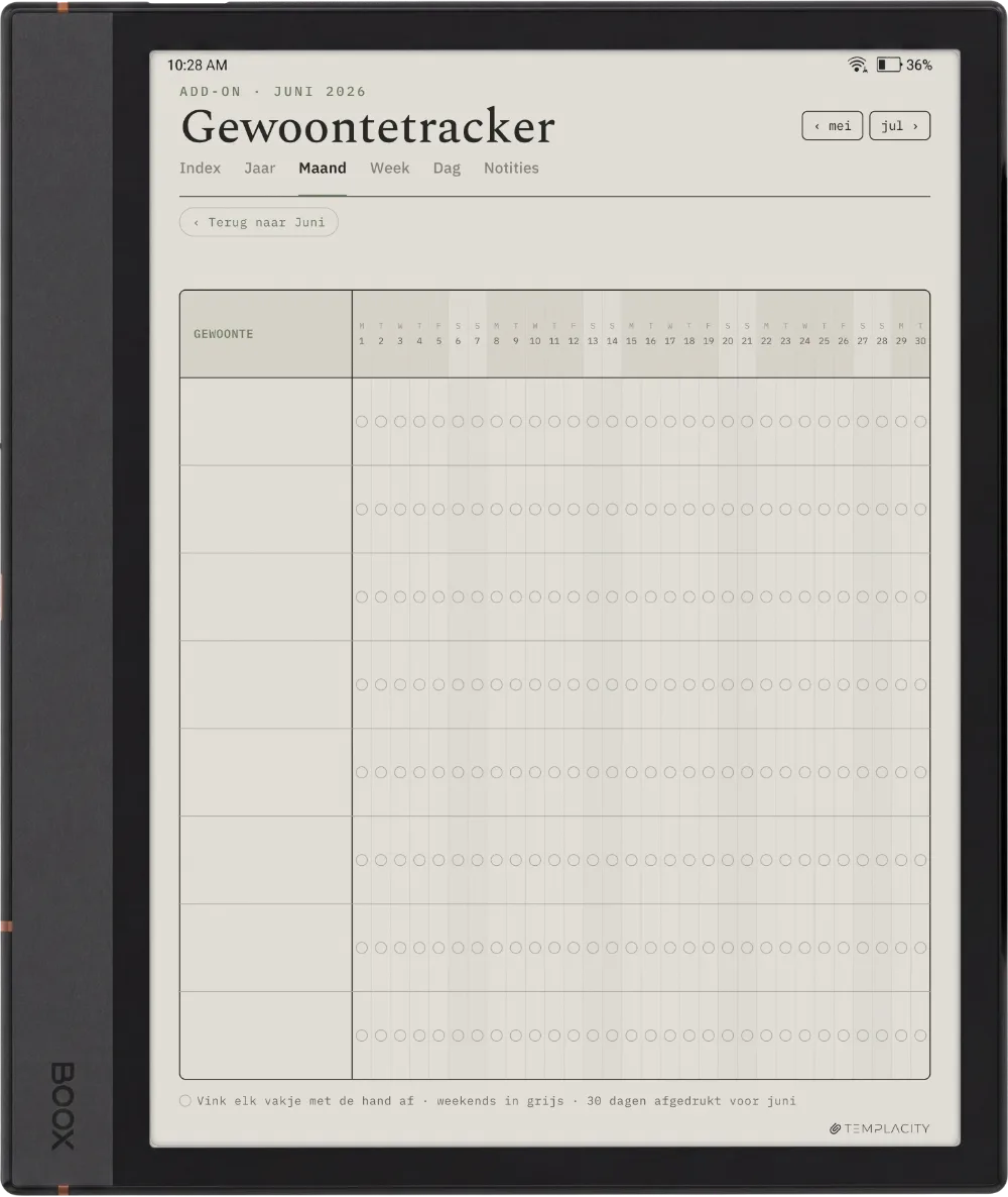 The Planner for Boox Boox Note Air 4C pagina 4