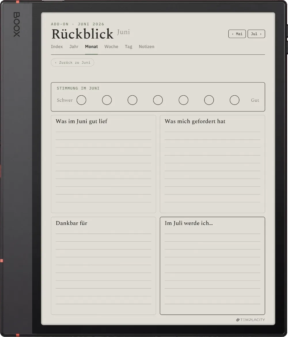 The Planner für Boox Boox Note Air5 C Seite 5