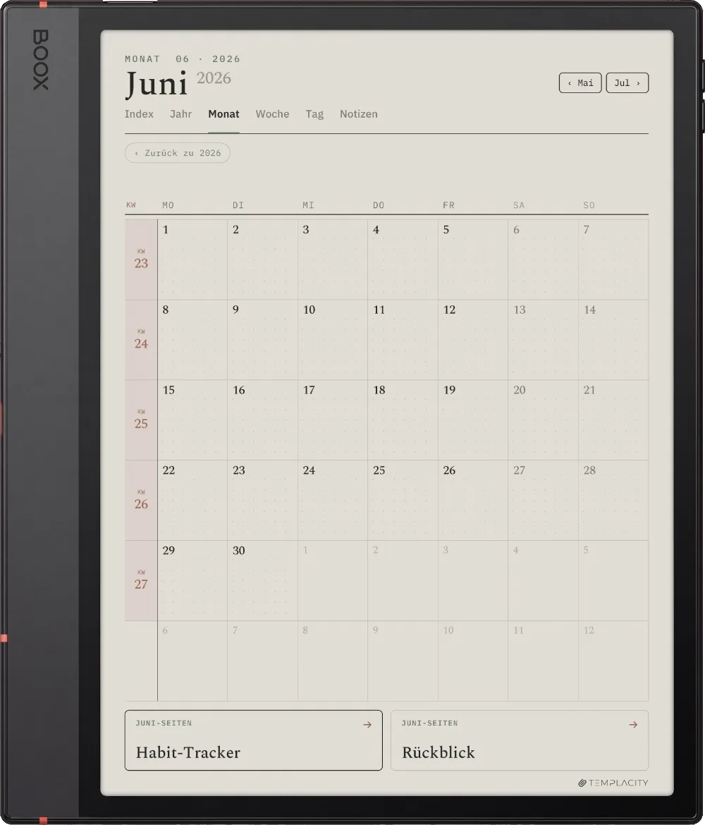 The Planner für Boox Boox Note Air5 C Seite 3