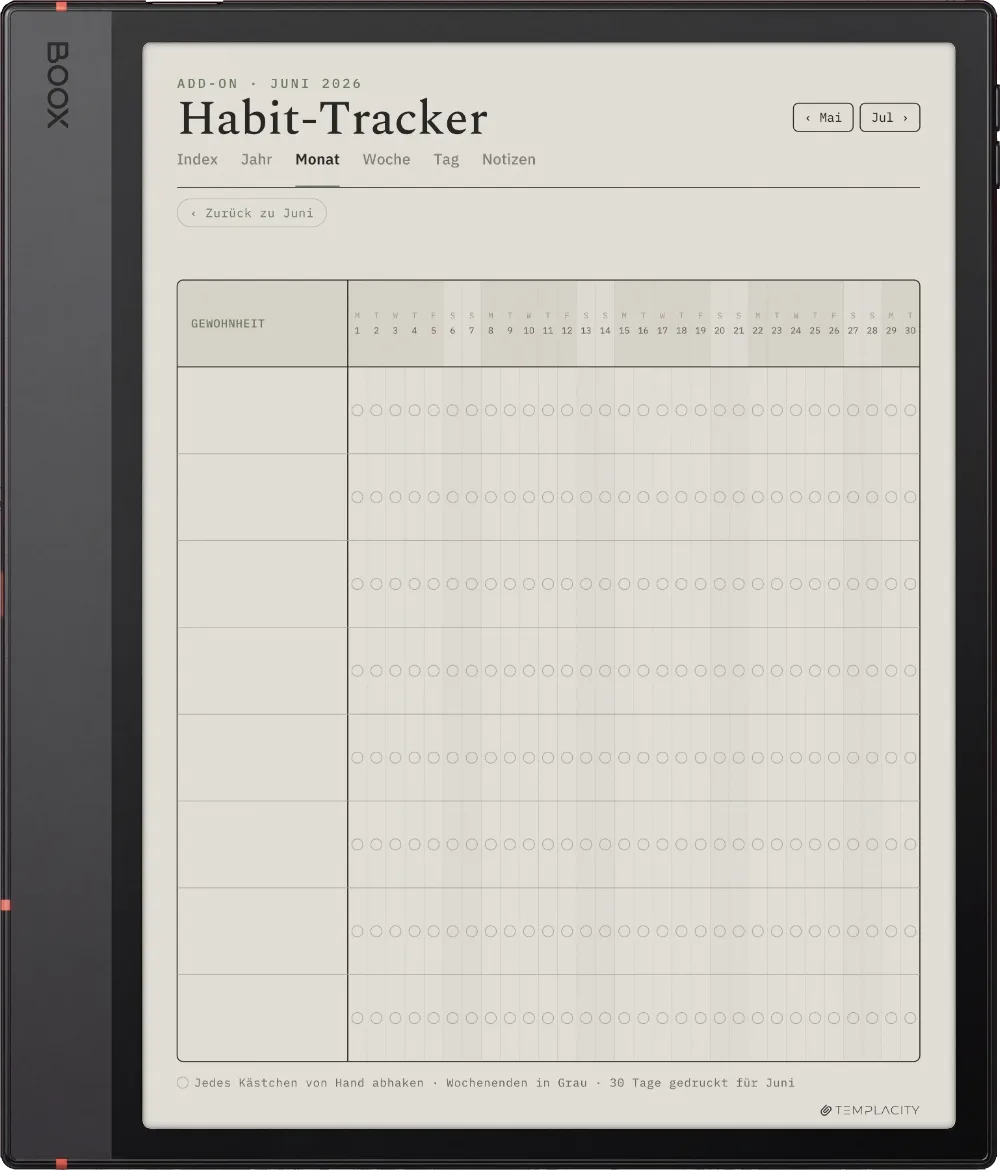 The Planner für Boox Boox Note Air5 C Seite 4