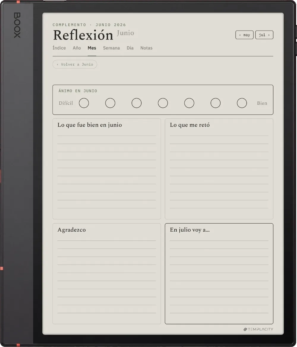 El Planner para Boox, Boox Note Air5 C, página 5