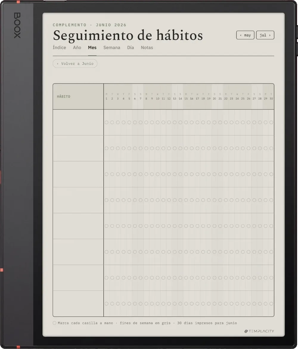 El Planner para Boox, Boox Note Air5 C, página 4