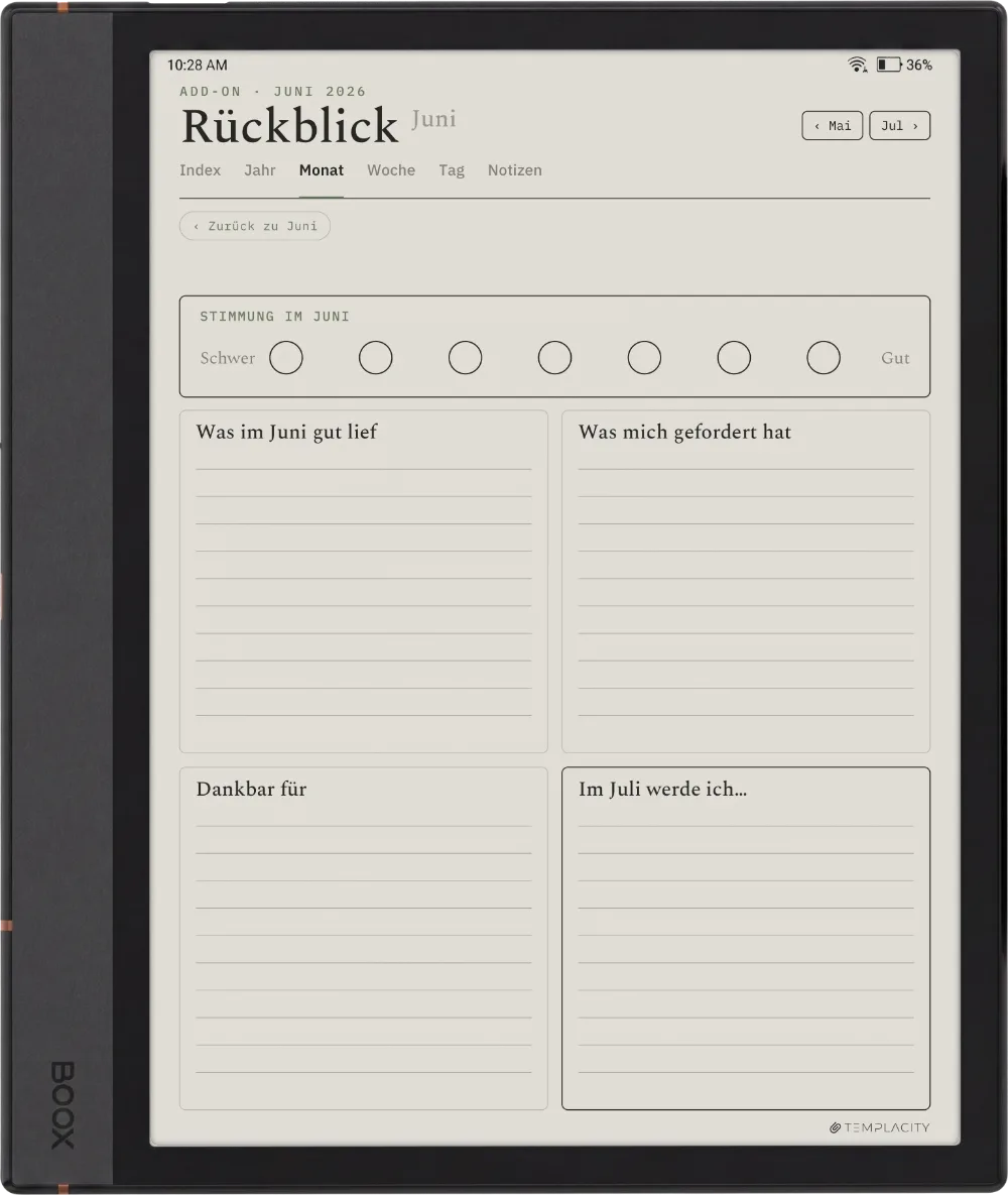 The Planner für Boox Boox Note Max Seite 5