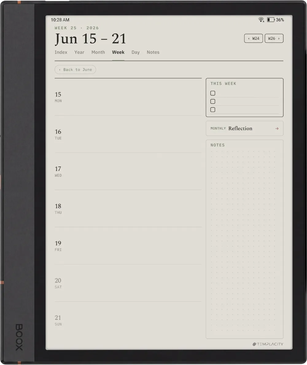 The Planner for Boox Boox Note Max page 2