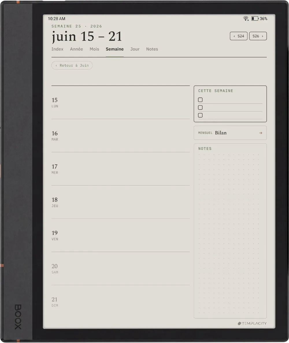 The Planner for Boox Boox Note Max page 2