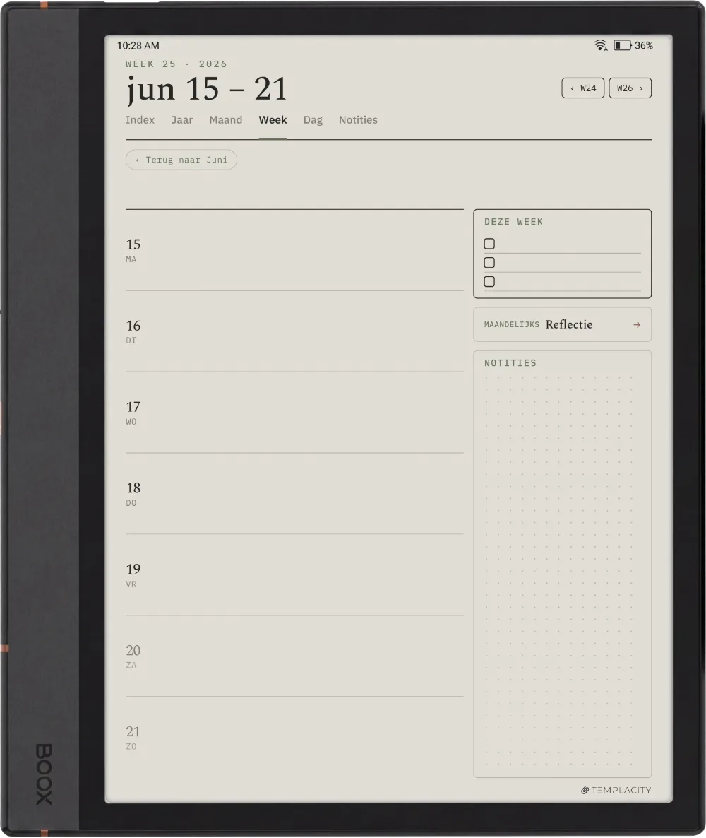 The Planner for Boox Boox Note Max pagina 2