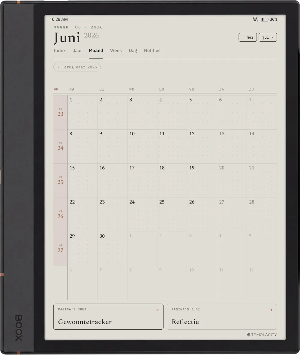 The Planner for Boox Boox Note Max pagina 3