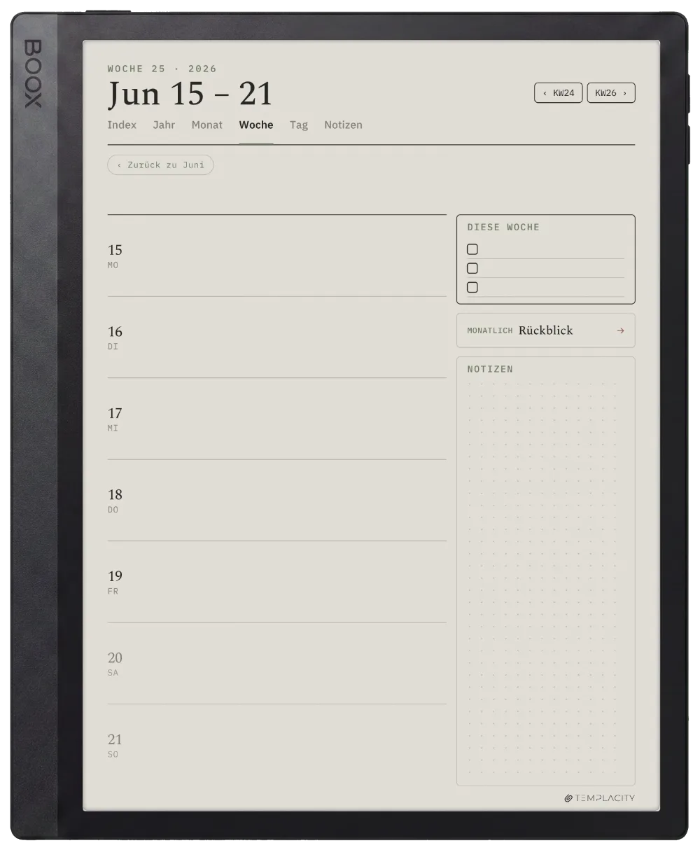 The Planner für Boox Boox Tab Ultra C Pro Seite 2