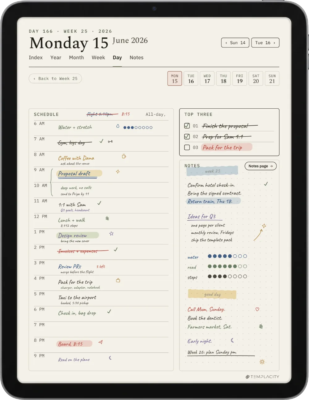 The Planner for Goodnotes