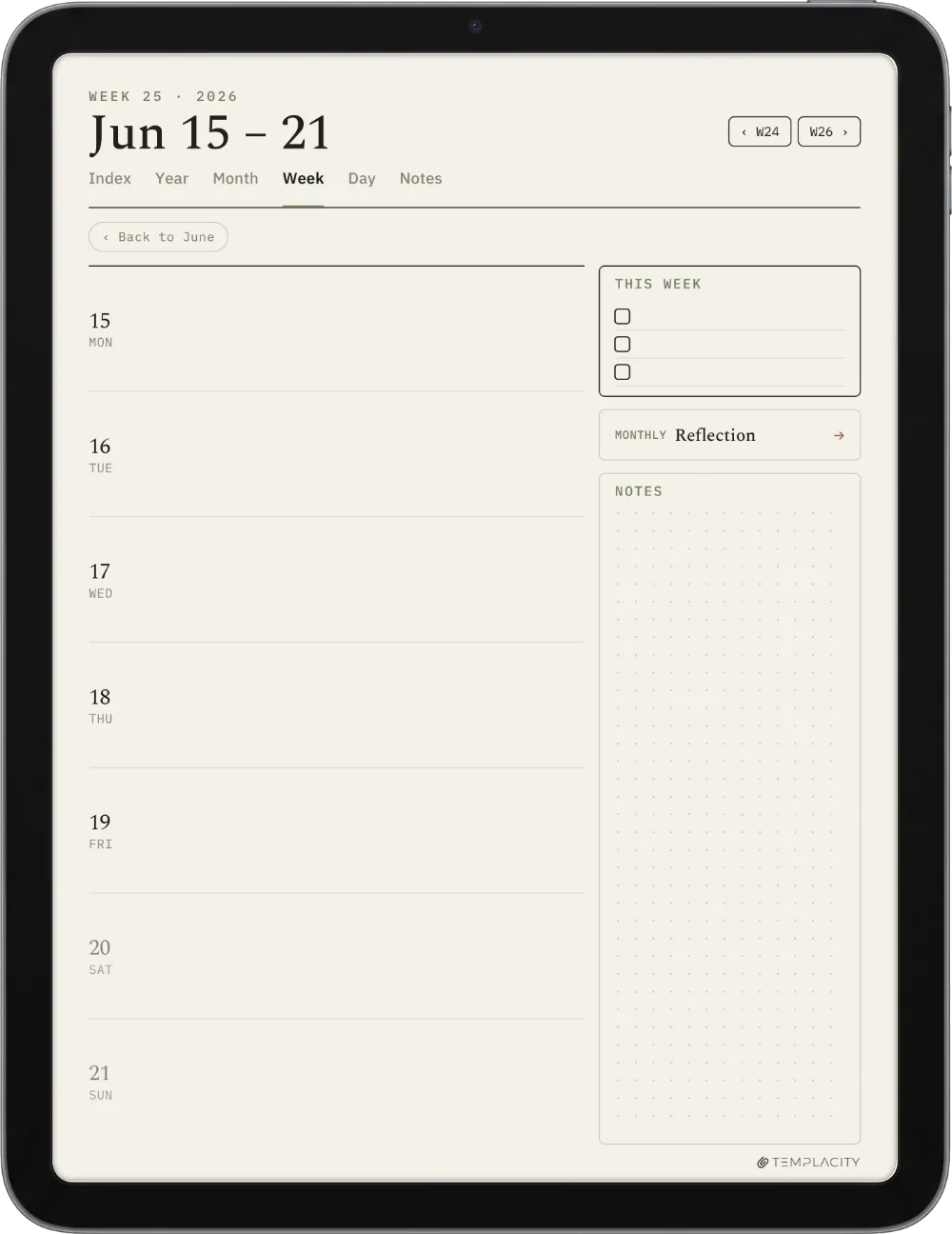 The Planner for Goodnotes iPad page 2