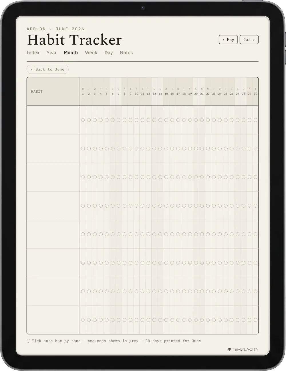 The Planner for Goodnotes iPad page 4
