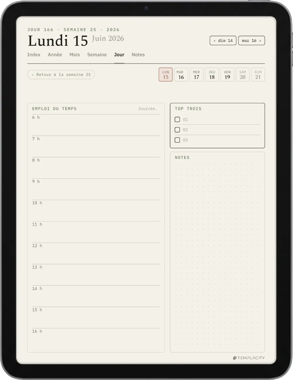 The Planner for Goodnotes iPad page 1