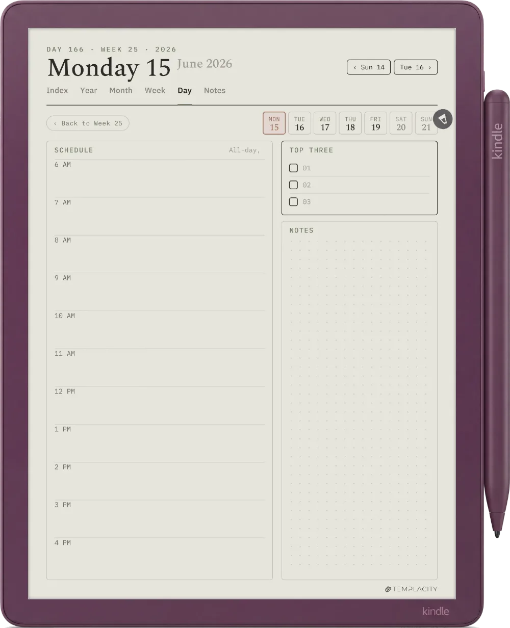The Planner The Day