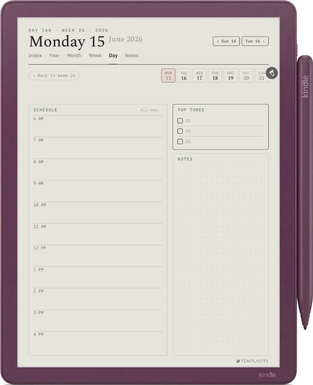 The Planner The Day