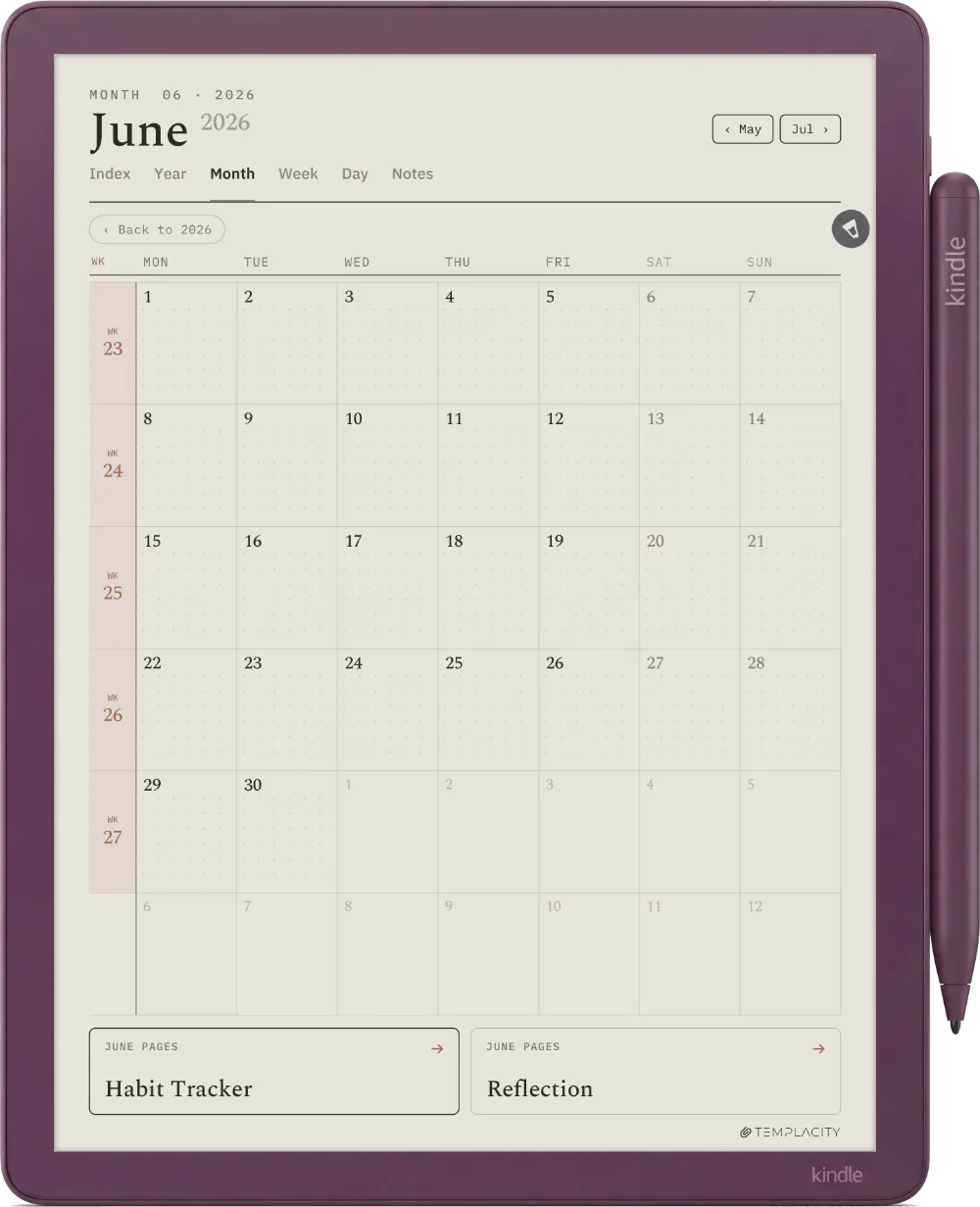 The Planner for Kindle Scribe Kindle Scribe Colorsoft page 3