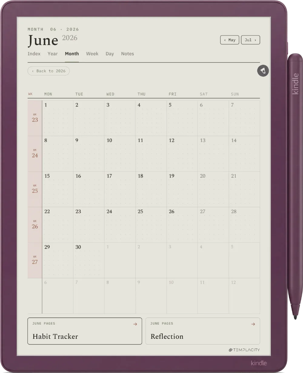 The Planner for Kindle Scribe Kindle Scribe Colorsoft page 3