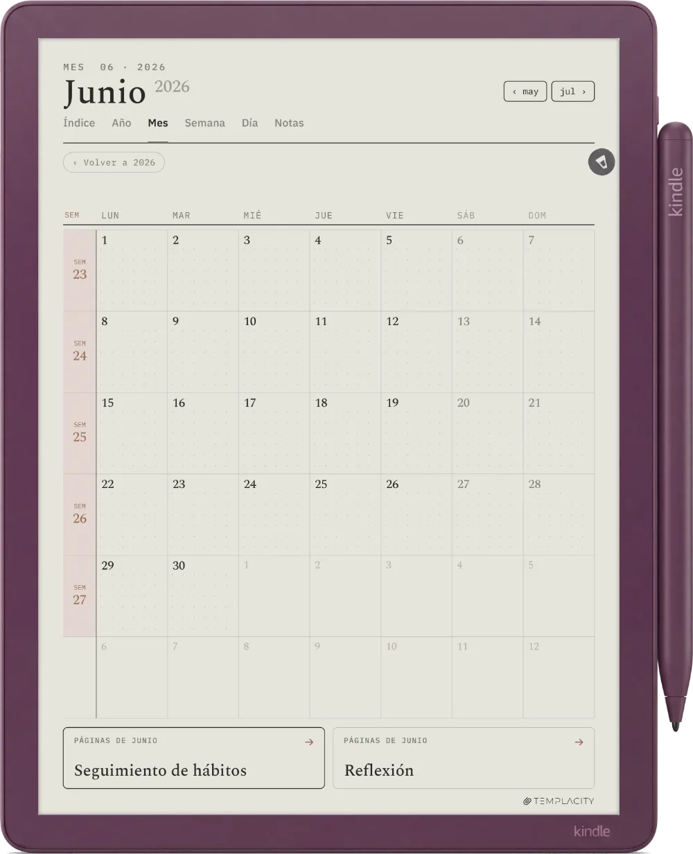 The Planner para Kindle Scribe Kindle Scribe Colorsoft página 3