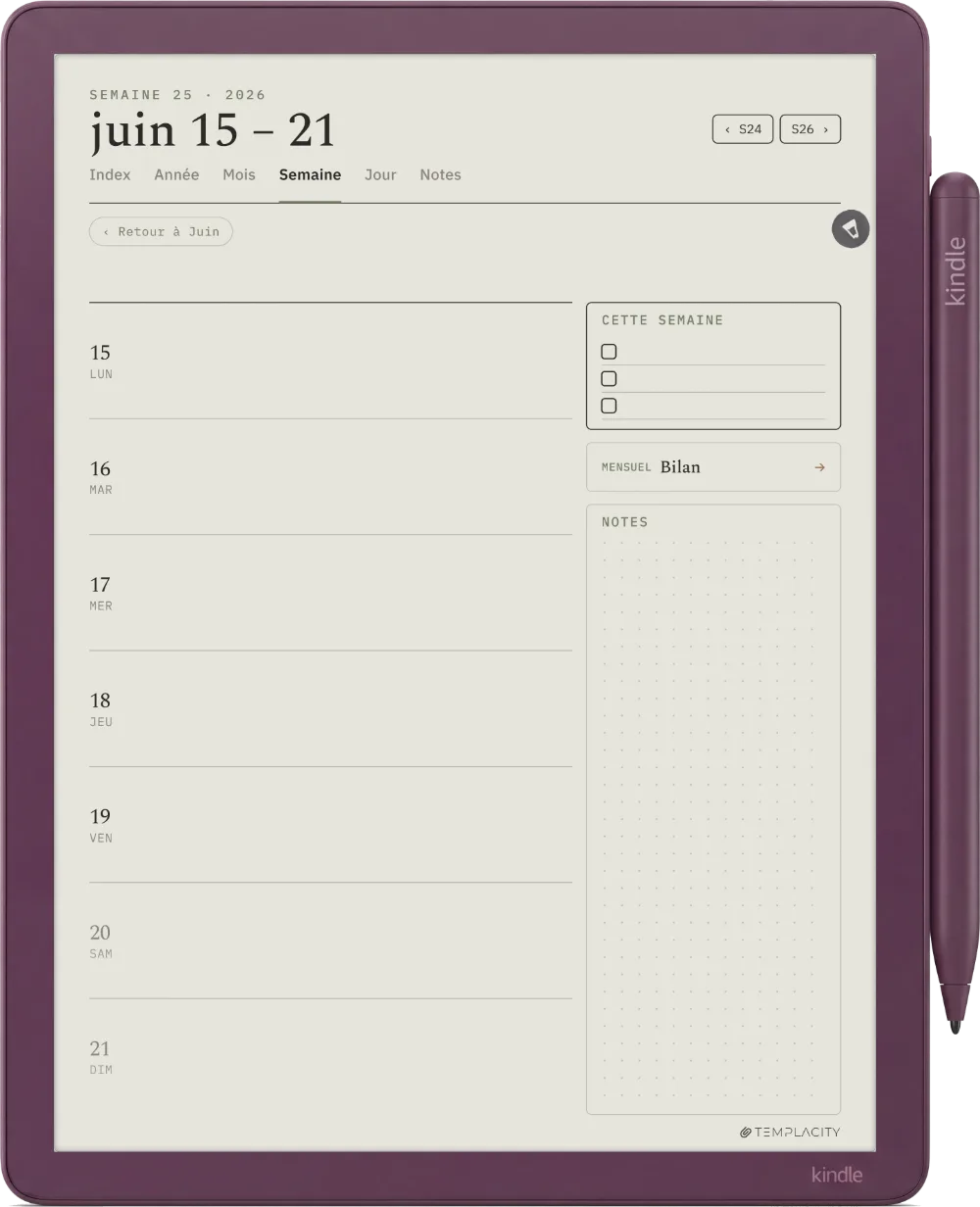The Planner for Kindle Scribe Kindle Scribe Colorsoft page 2