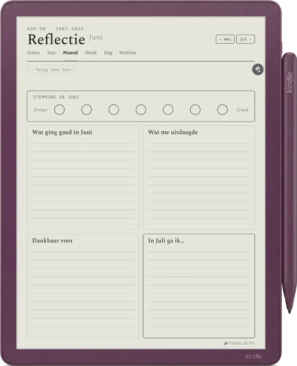 The Planner for Kindle Scribe Kindle Scribe Colorsoft pagina 5