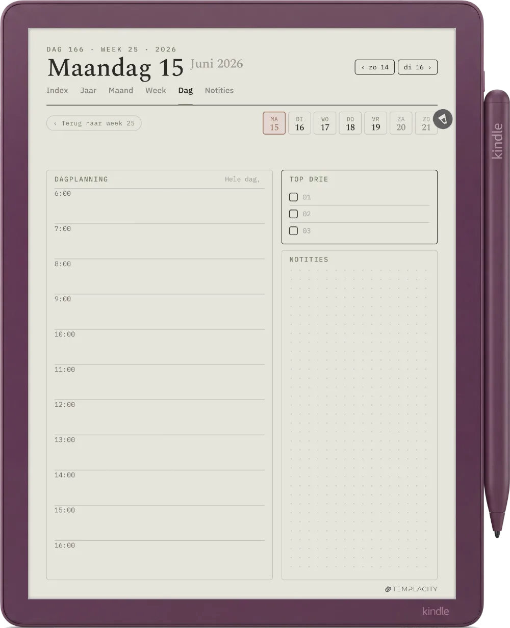 The Planner De dag