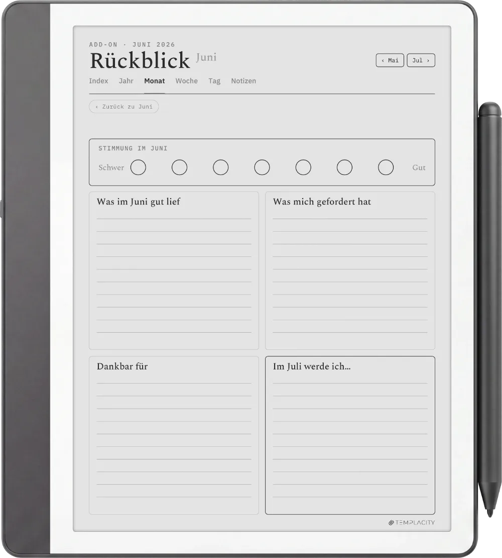 The Planner für Kindle Scribe Kindle Scribe Seite 5