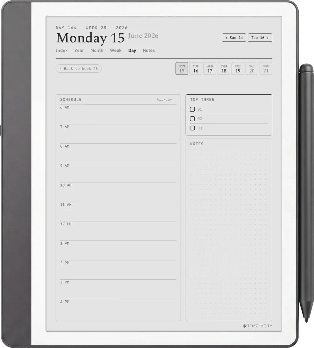 The Planner The Day