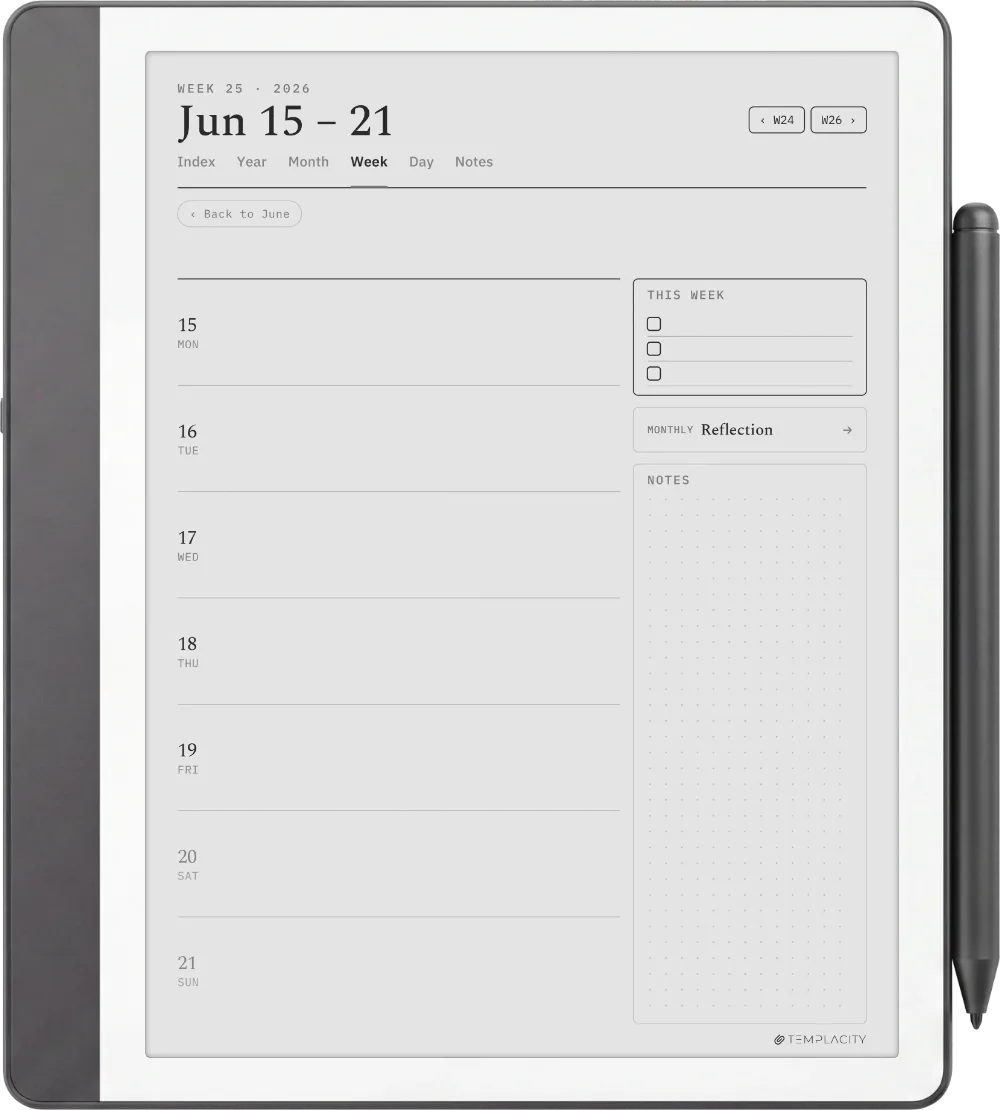 The Planner for Kindle Scribe Kindle Scribe page 2