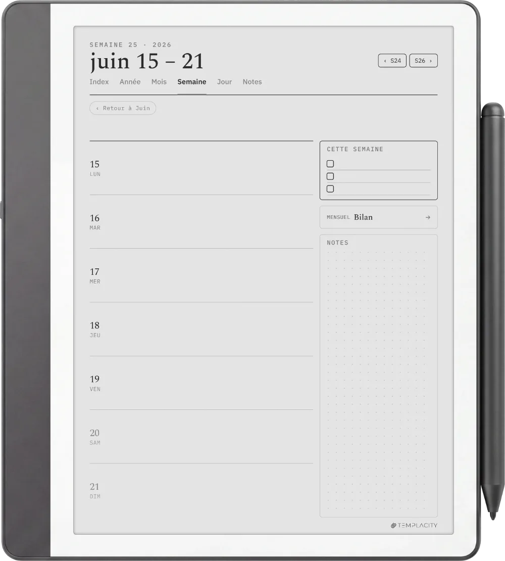 The Planner for Kindle Scribe Kindle Scribe page 2
