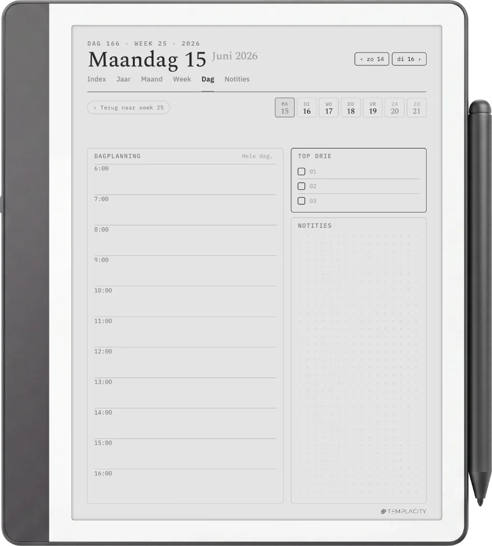 The Planner De dag