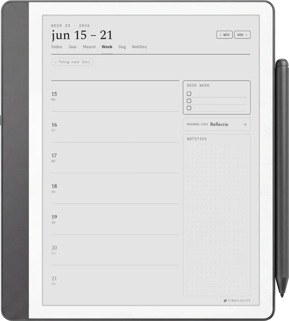 The Planner for Kindle Scribe Kindle Scribe pagina 2