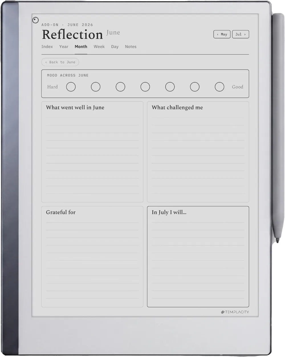 The Planner for reMarkable reMarkable 2 page 5