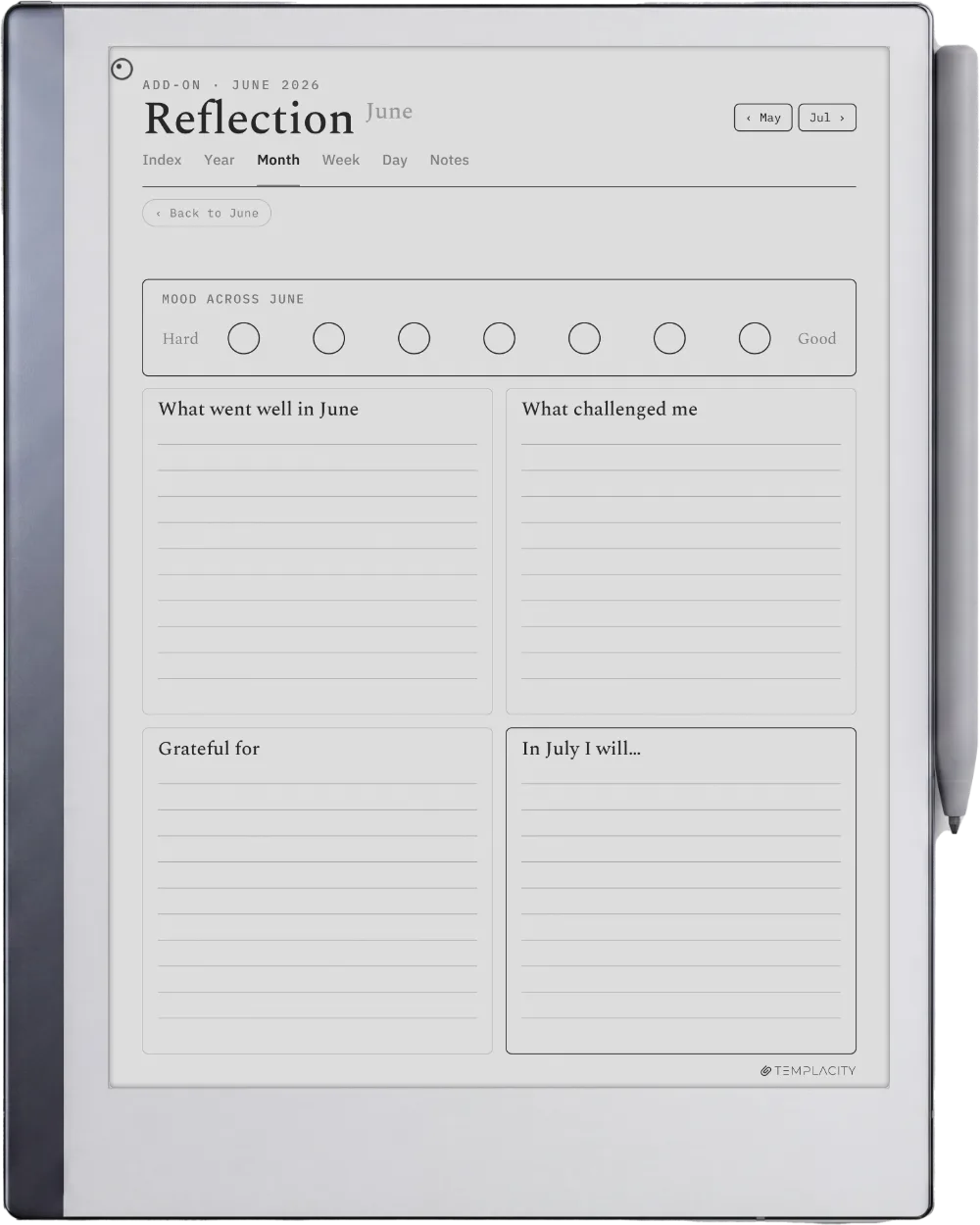The Planner for reMarkable reMarkable 2 page 5