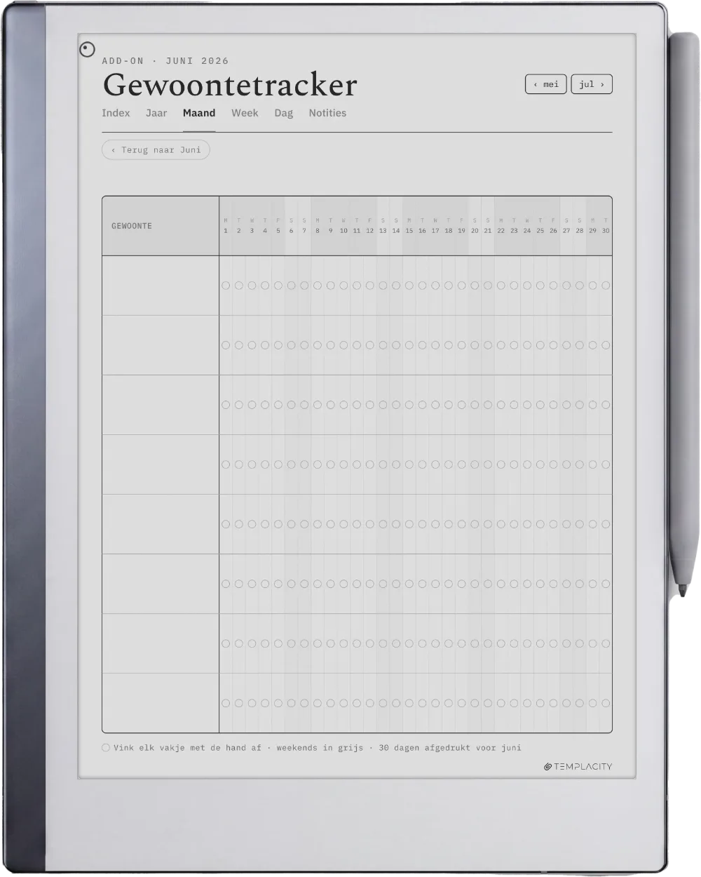 The Planner for reMarkable reMarkable 2 pagina 4