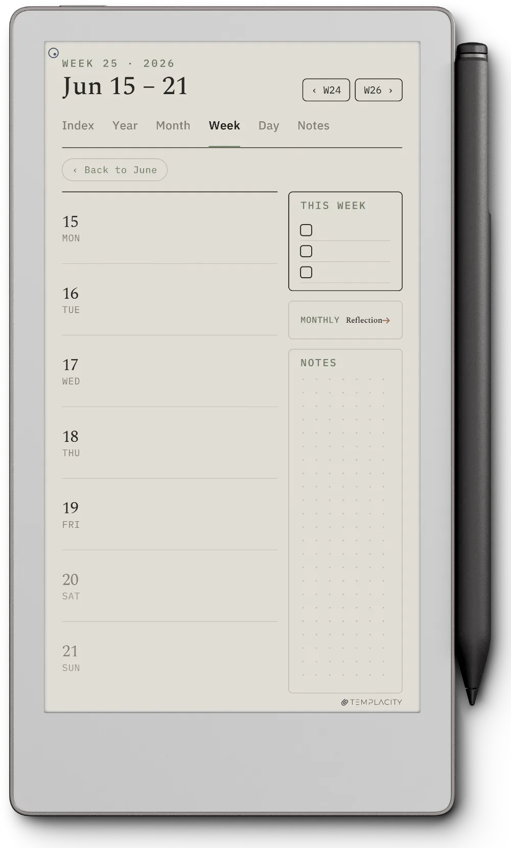 The Planner for reMarkable reMarkable Paper Pro Move page 2