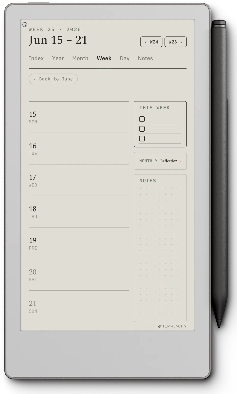 The Planner for reMarkable reMarkable Paper Pro Move page 2