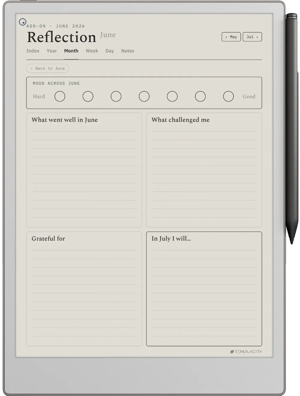 The Planner for reMarkable reMarkable Paper Pro page 5