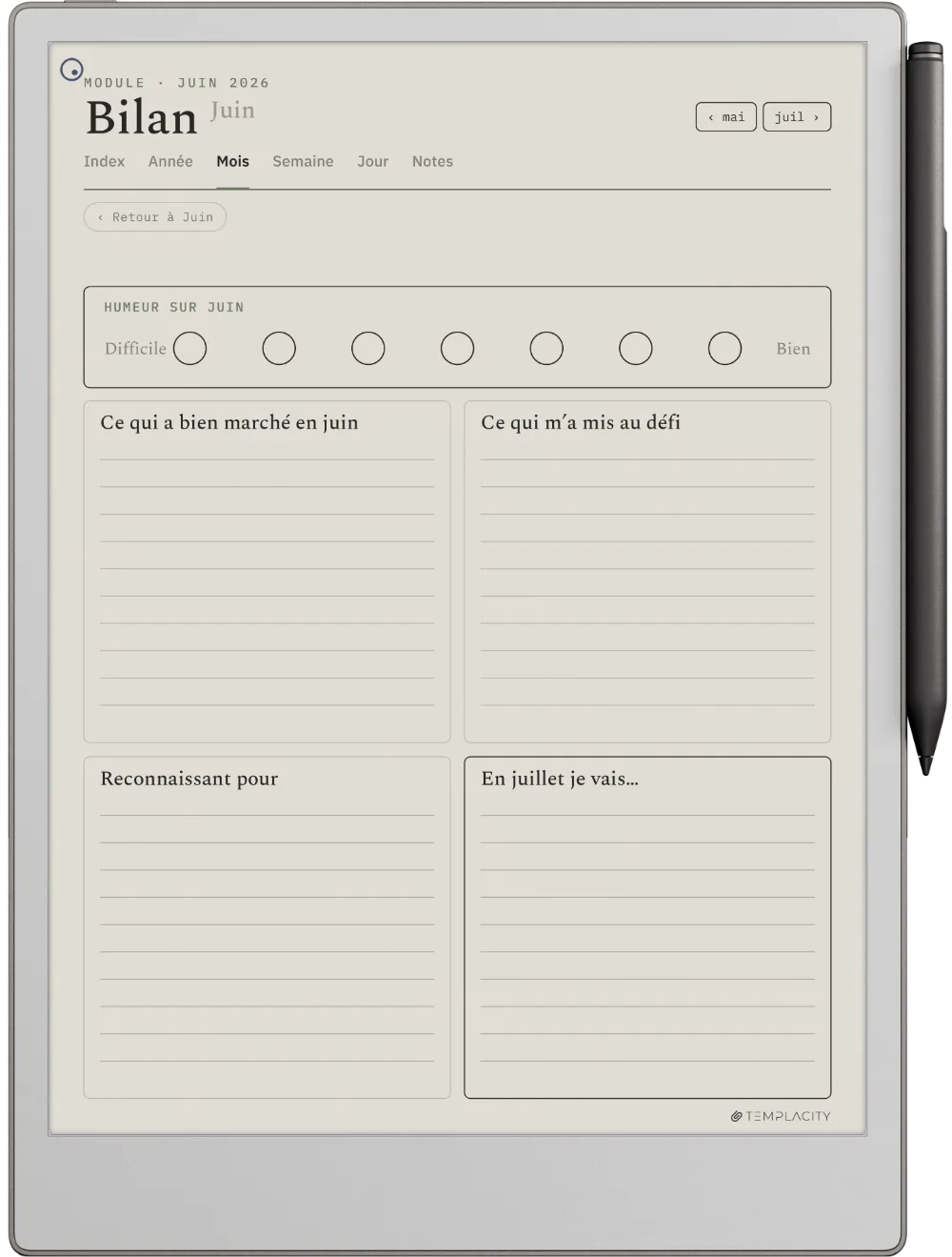 The Planner for reMarkable reMarkable Paper Pro page 5