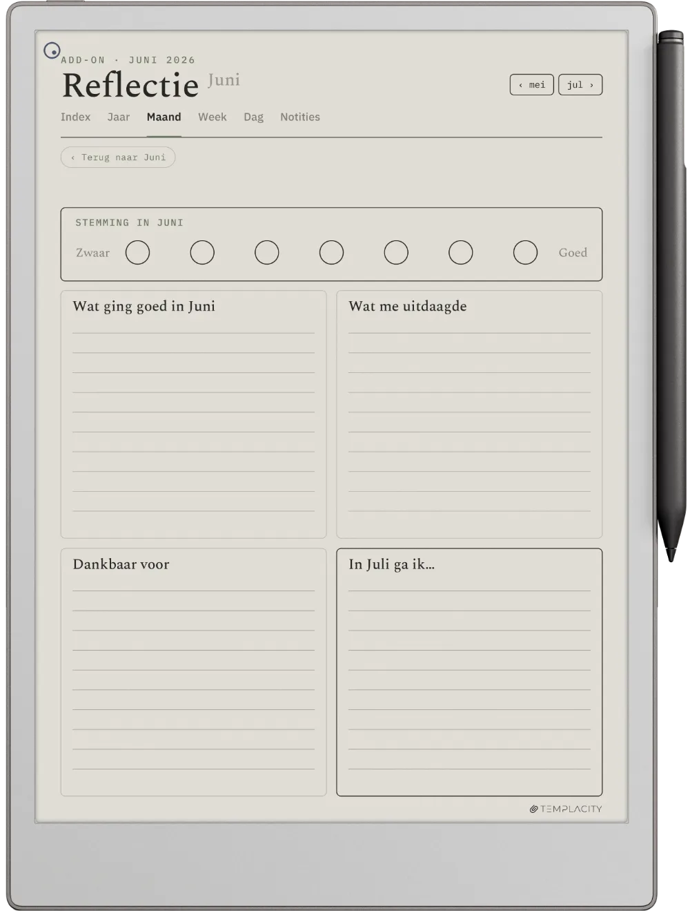 The Planner for reMarkable reMarkable Paper Pro pagina 5
