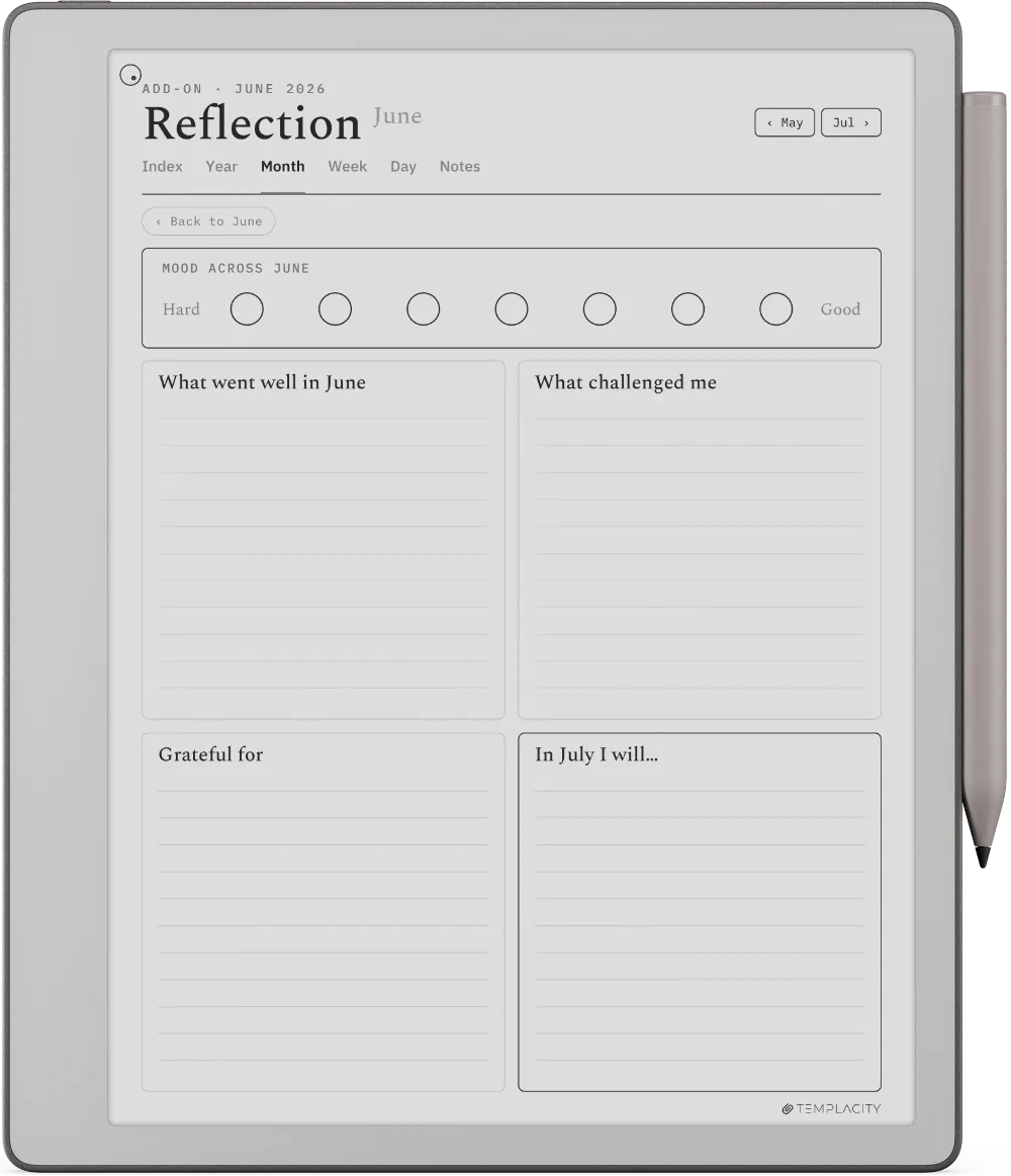 The Planner for reMarkable reMarkable Paper Pure page 5