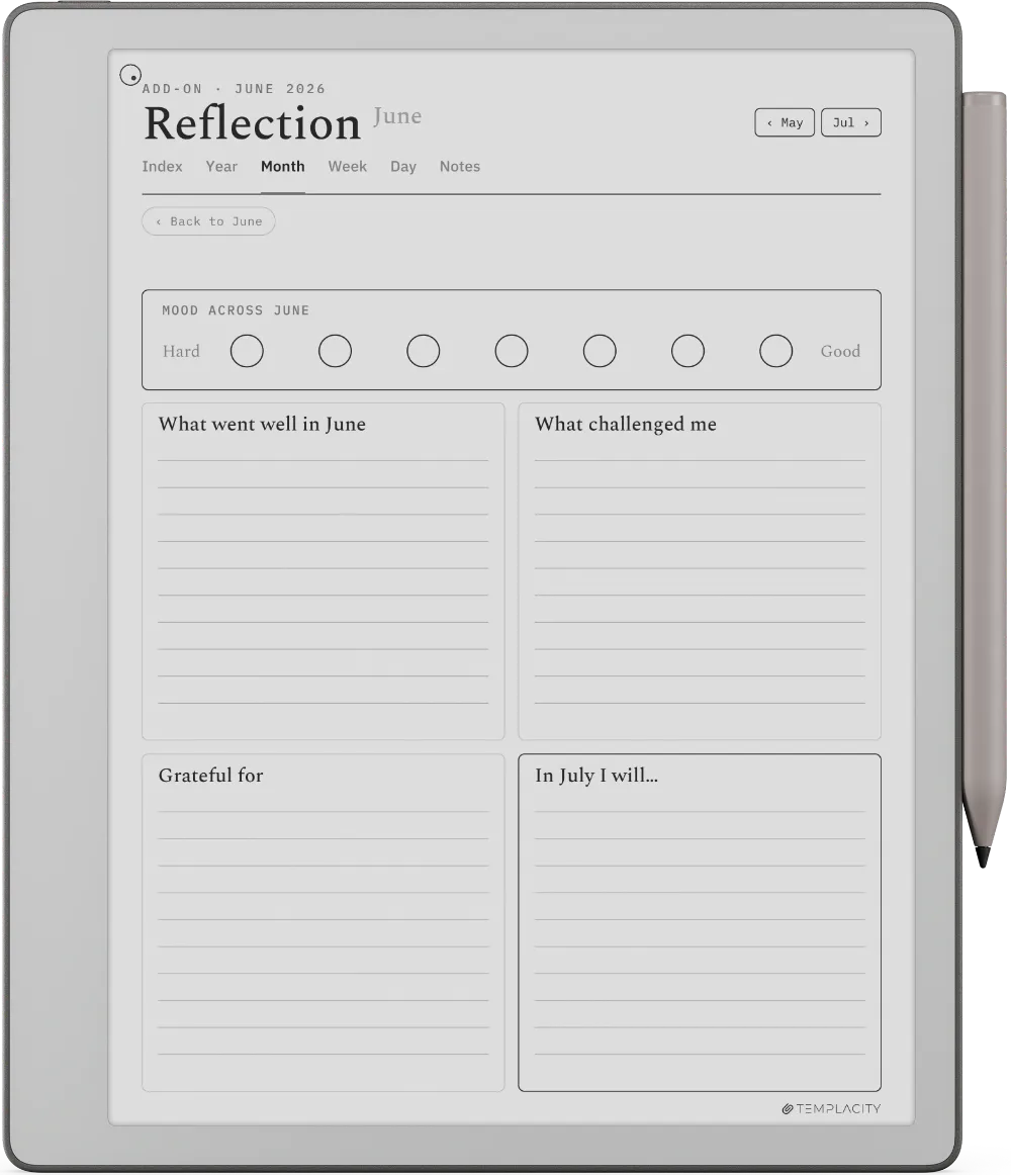 The Planner for reMarkable reMarkable Paper Pure page 5