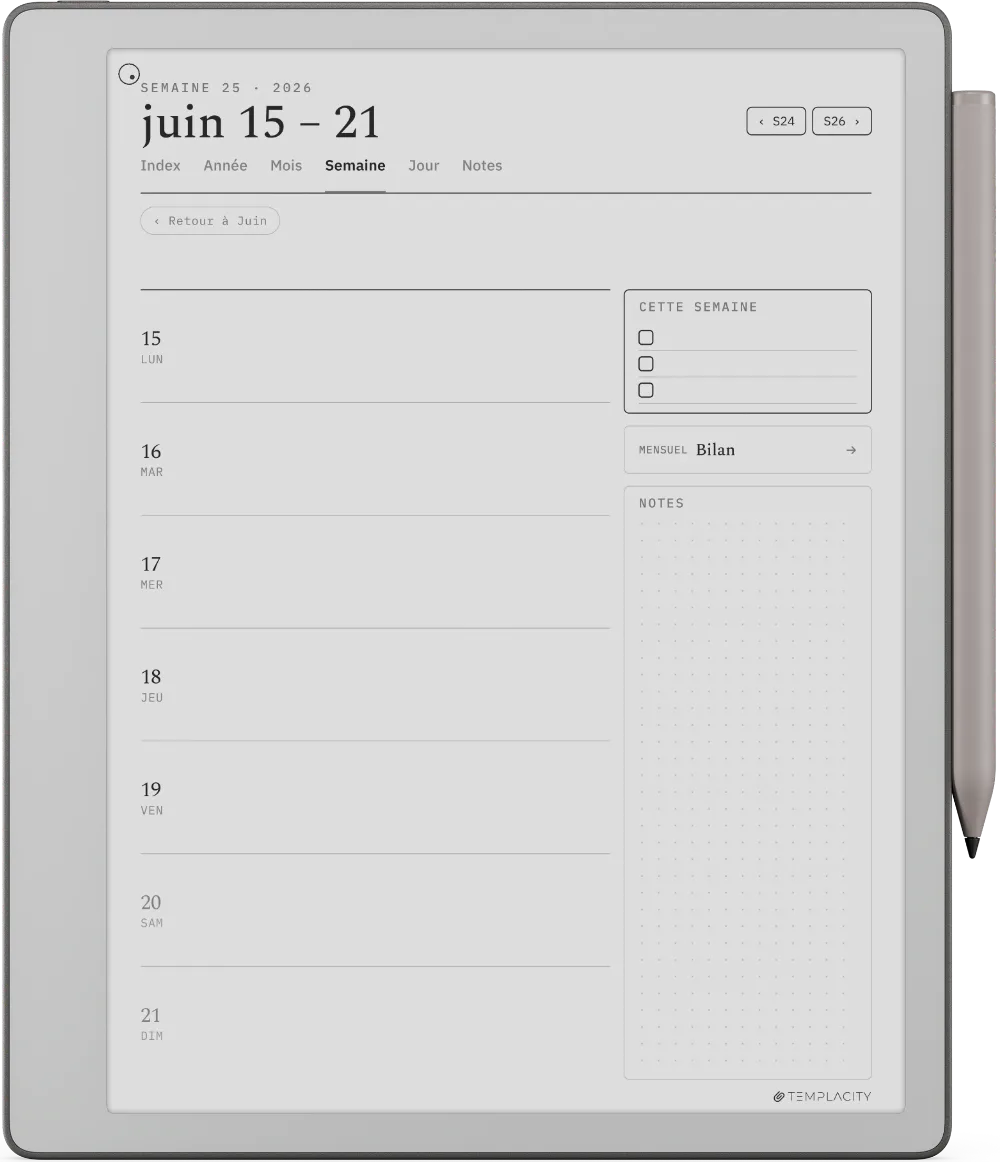 The Planner for reMarkable reMarkable Paper Pure page 2
