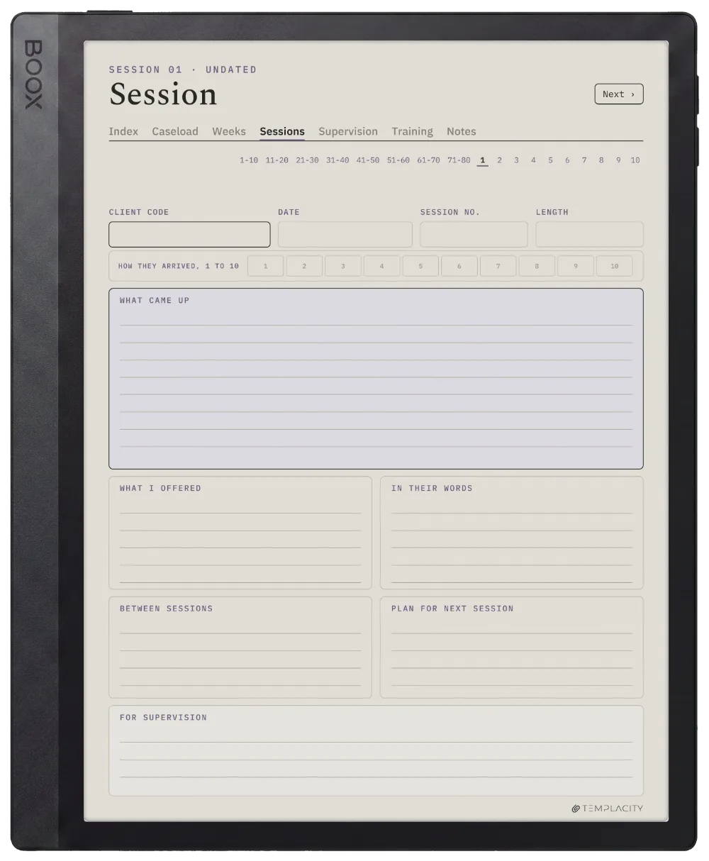 The Planner · Therapist Boox Tab Ultra C Pro page 3