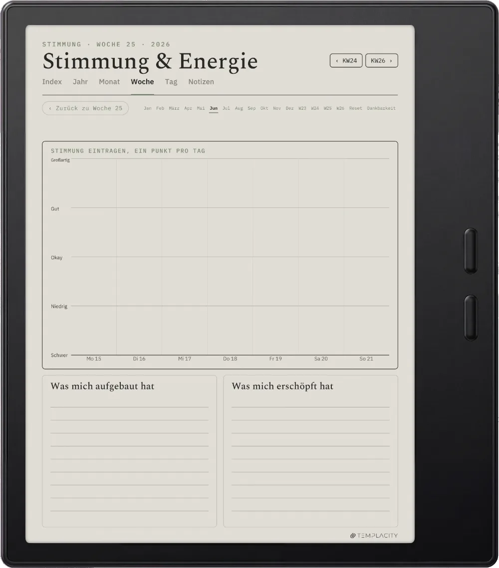The Planner · Wellness Boox Go Color 7 (Gen II) Seite 2
